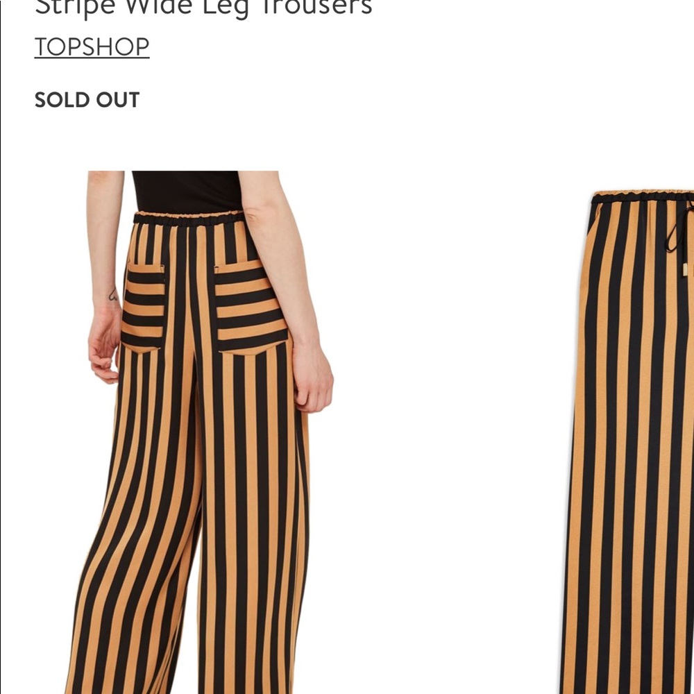Top Shop Striped Wide Leg Pants 💖 - Picture 2 of 3